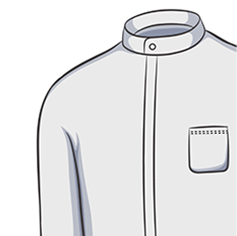 Hidden with buttons