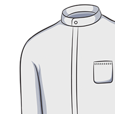 Hidden with zipper